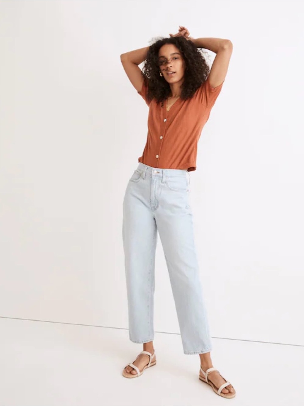 Madewell Balloon Distressed Jeans Sz 25
